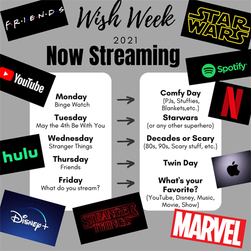 Wish Week 2021 - Now Streaming